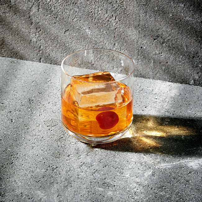 Old Fashioned Cocktail in a glass