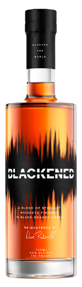 メタリカのオリジナル・ウイスキー『Blackened』45% 750ML - ウイスキー